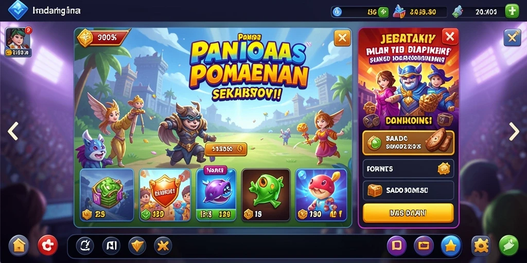 Tampilan awal yang menggugah semangat petualangan.