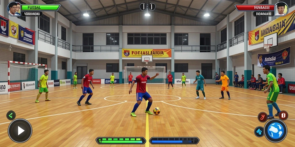 Tampilan grafis yang menakjubkan di dalam game.