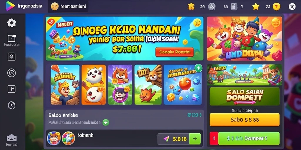 Tampilan antarmuka utama IYA777 yang menarik.
