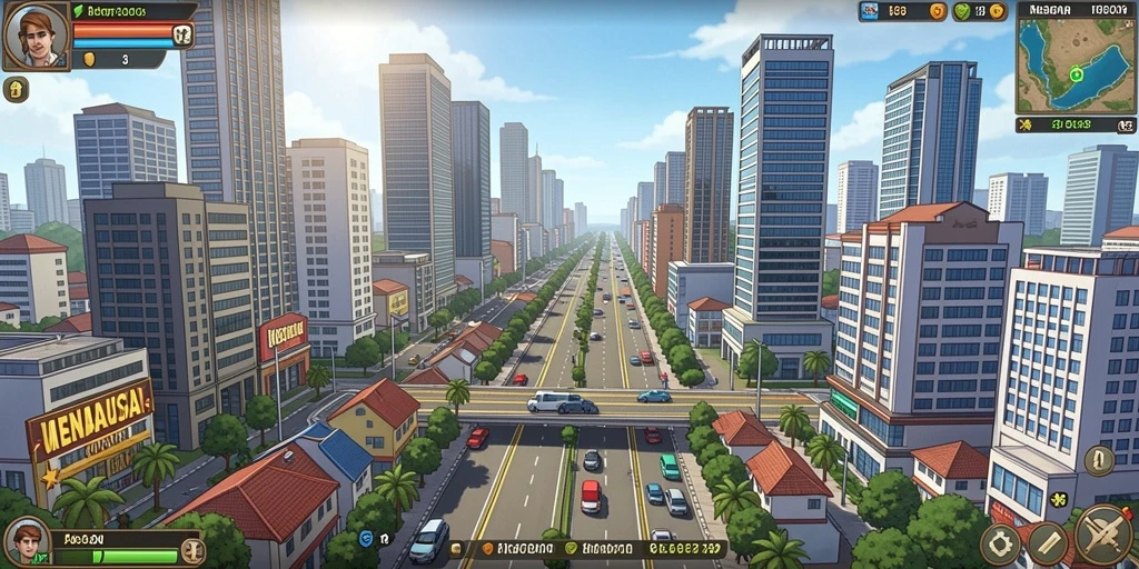 Tampilan utama permainan TENTOTO yang menarik.