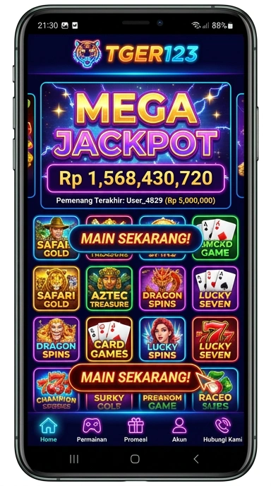 Pratinjau antarmuka tger123 — aplikasi APK resmi Android v1.4.6